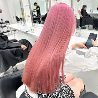 カラー La fith hair　pur茶屋町店所属・momoka/茶屋町 /艶髪カラーのヘアスタイル