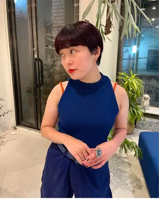 ショート Sraw代官山所属・HARUKA/暖色 /ハイトーンカラーのヘアスタイル