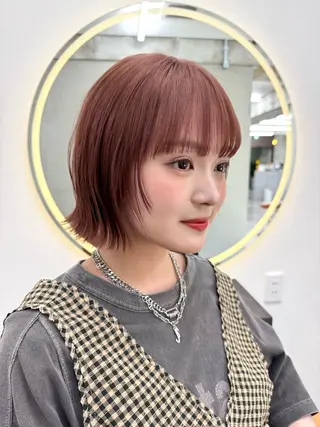 ミディアム 艶髪／レイヤー／ 透明感🎀／MARIのヘアスタイル