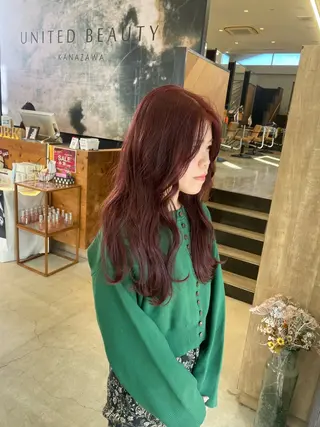 ミディアム UNITED  BEAUTY KANAZAWA所属・テラダ ユウシン西金沢のヘアスタイル