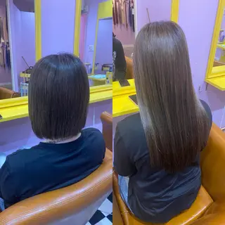 ショート チビ編み込みエクステ どぅ〜す/YUIのヘアスタイル