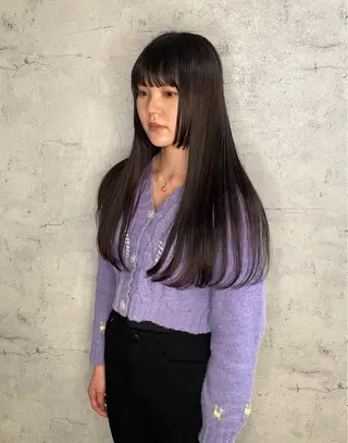 ロング カラー salon ORO sapporo所属・本田 留菜のヘアスタイル
