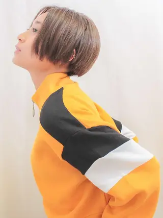 ショート カラー gite カワムラナオキのヘアスタイル