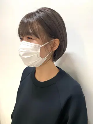 ショート カラー ボブ/大人ヘア k-two濱田のヘアスタイル