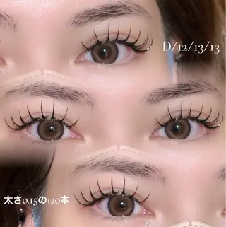 マツエク・マツパ toujours momo🍑のマツエク・マツパデザイン