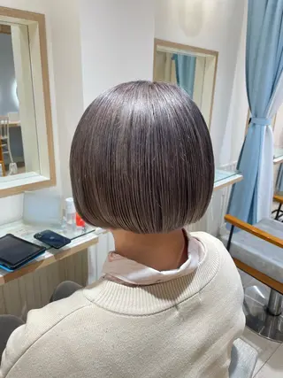 ショート 韓国レイヤー/ハイト ーン🎀mizukiのヘアスタイル