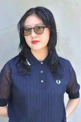 セミロング パーマ Joh/メンズカット /レイヤー/ブリーチのヘアスタイル