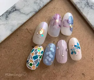 ネイル 浮きにくいフィルイン ｜上品シンプルネイルのネイルデザイン