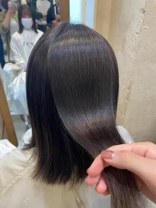 ミディアム 🎀縮毛矯正/ボブ /渋谷/MIKI🎀のヘアスタイル