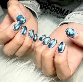 メンズ ネイル Hi Beauty 渋谷(ネイル、ハイパーナイフ6、脂肪れいきゃく、マッサージ＆エステサロン)所属・Hi beauty 渋谷のネイルデザイン