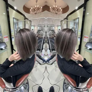 ミディアム Y Uのヘアスタイル