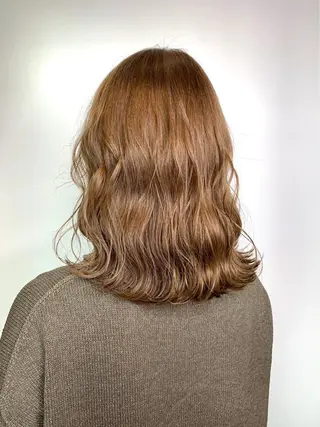 ミディアム カラー 💘透明感カラー💘 沖本 将宏のヘアスタイル