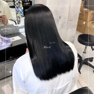 セミロング 🪼RINA/寒色 艶髪カラー💙のヘアスタイル