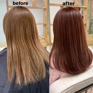 セミロング 韓国レイヤーカット★ 小林大樹のヘアスタイル