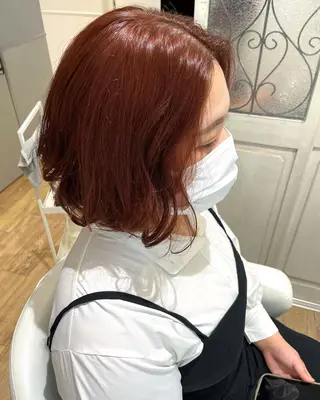 ミディアム カラー パーマ ヘアアレンジ メンズ キッズ ネイル マツエク・マツパ 🫧垢抜けヘア🫧 SHIORIのヘアスタイル