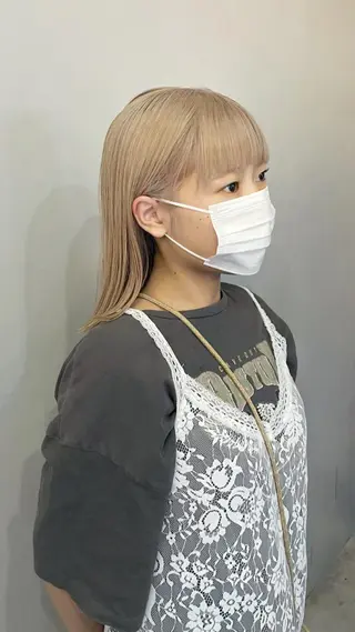 ミディアム カラー ヘアアレンジ 💐ナチュラルヘア Kroda💐のヘアスタイル