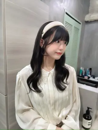 セミロング カラー ヘアアレンジ the path sora♡のヘアスタイル