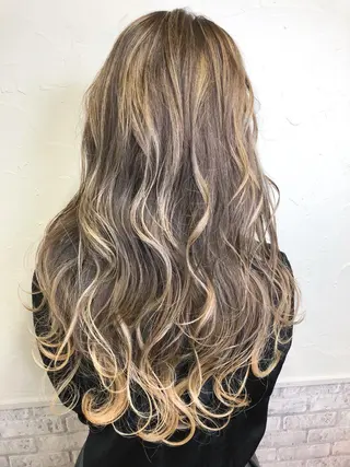 ロング カラー 髪質改善/レイヤー ストウシンゴのヘアスタイル