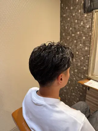 ショート パーマ メンズ 🫧艶髪職人/相模 大野/新井公輔🫧のヘアスタイル