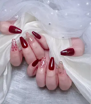 ネイル 🎀も ものネイルデザイン