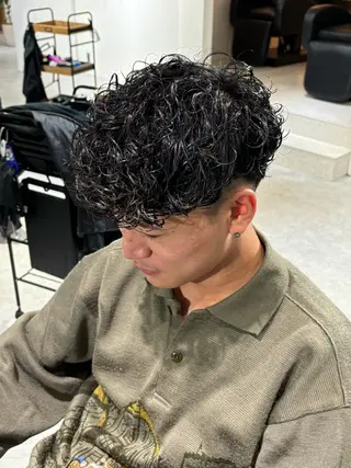 ミディアム メンズ特化美容師 中戸 滉のヘアスタイル