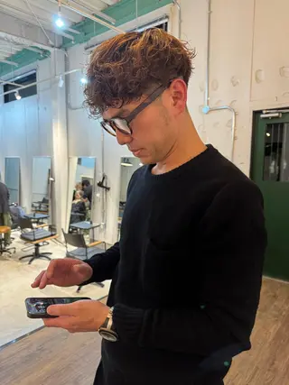 メンズ OIC所属・山田 颯太のヘアスタイル