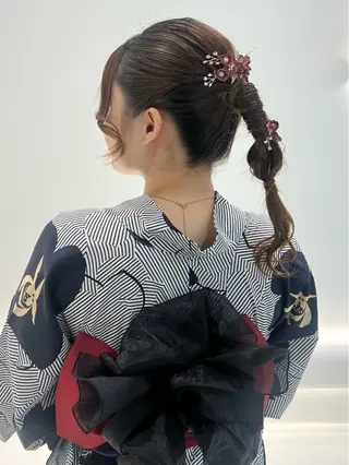 ロング ヘアアレンジ 🌈 YUUNA🌈のヘアスタイル