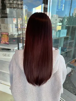 ロング カラー Be-COOL新札幌所属・佐藤 舞のヘアスタイル