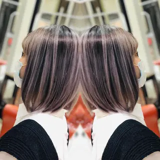 ミディアム Y Uのヘアスタイル