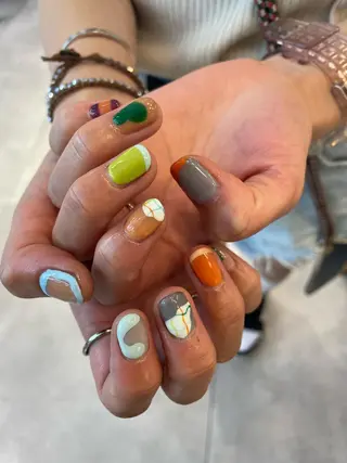 ネイル デザインカラー 🎀REINA🎀のヘアスタイル