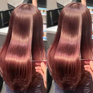 ロング 新宿♡暖色カラー/ エクステ/スズ🍒のヘアスタイル