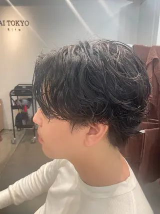 パーマ ✂渋谷メンズ特化 まさとのヘアスタイル