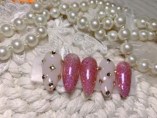 ネイル ネイルサロンAiri 長さ出し·シンプルのネイルデザイン