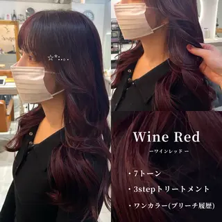 ロング カラー 大村 真咲のヘアスタイル