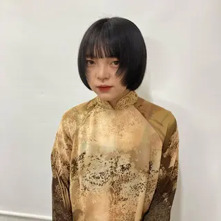 ショート カラー パーマ ヘアアレンジ ウルフレイヤー エクステ/kokiのヘアスタイル