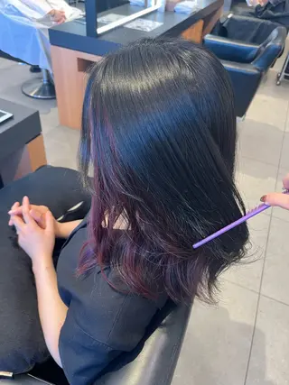 ミディアム カラー ERII /伏見・栄 カットモデル募集中!のヘアスタイル