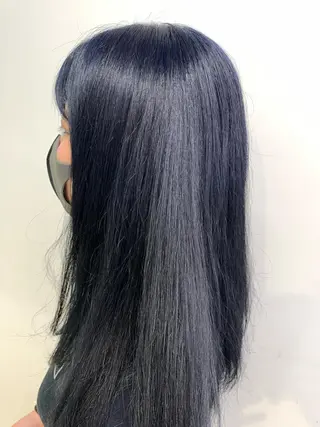 ロング カラー くすみミルクティー／ ブラウン🪡TOWAのヘアスタイル