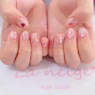 ネイル La neige* yuki 🥯🍑のネイルデザイン