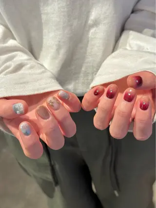 ネイル シモダ カスミ 🦀 @ksm_smdのネイルデザイン