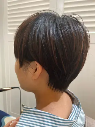 ショート カラー パーマ 香取 康平のヘアスタイル