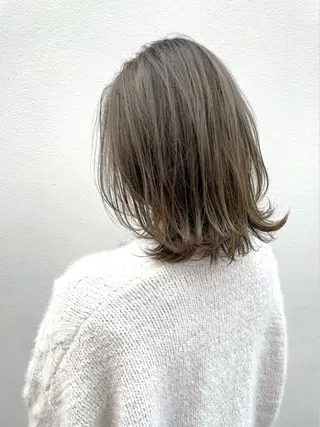 ミディアム カラー 〽️magico/ ウルフDaiki〽️のヘアスタイル