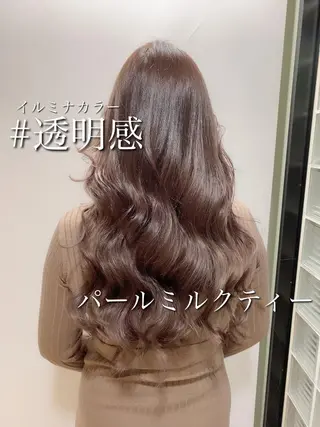 セミロング 💎馴染むエクステ ×カラーTOMO💎のヘアスタイル