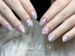 ネイル E.N🦋 長さ出し/持ち込みのネイルデザイン