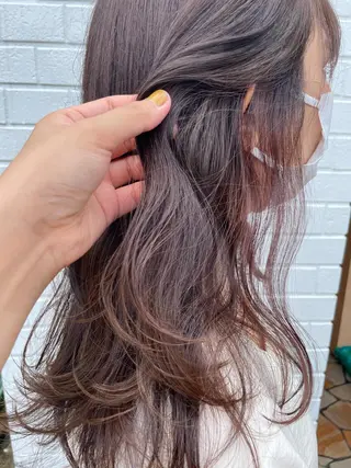 ロング カラー 高橋 みく/ minim 暖色のヘアスタイル