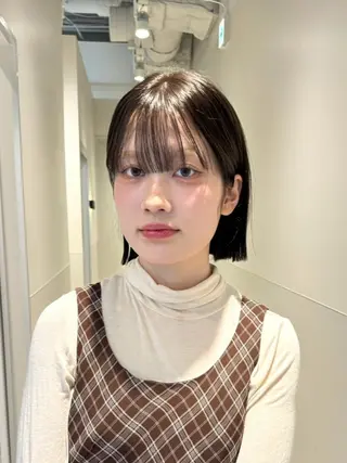 ショート カラー salowin梅田茶屋町north所属・くがれいじ 梅田/ショート/ボブのヘアスタイル