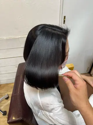 ミディアム 平田 たかしのヘアスタイル