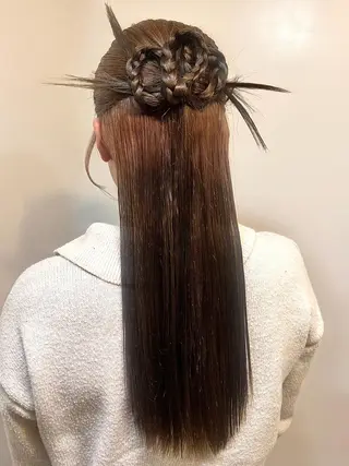 ヘアアレンジ 🤍ヘアセット.ヘア アレンジ湯山詩織🤍のヘアスタイル