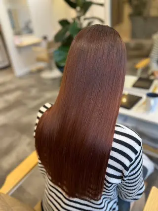 ロング カラー 髪質改善トリートメントループス大倉山店所属・けい もえこのヘアスタイル