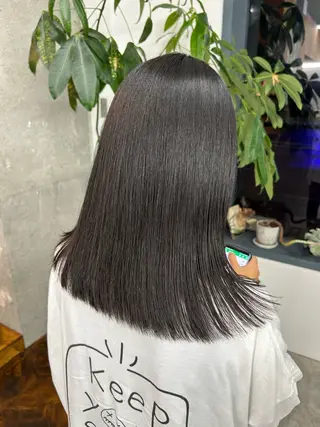 セミロング 🫧透明感カラー🫧 ハシモトタケルのヘアスタイル