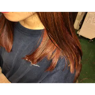 ロング カラー Lagom なかだのヘアスタイル